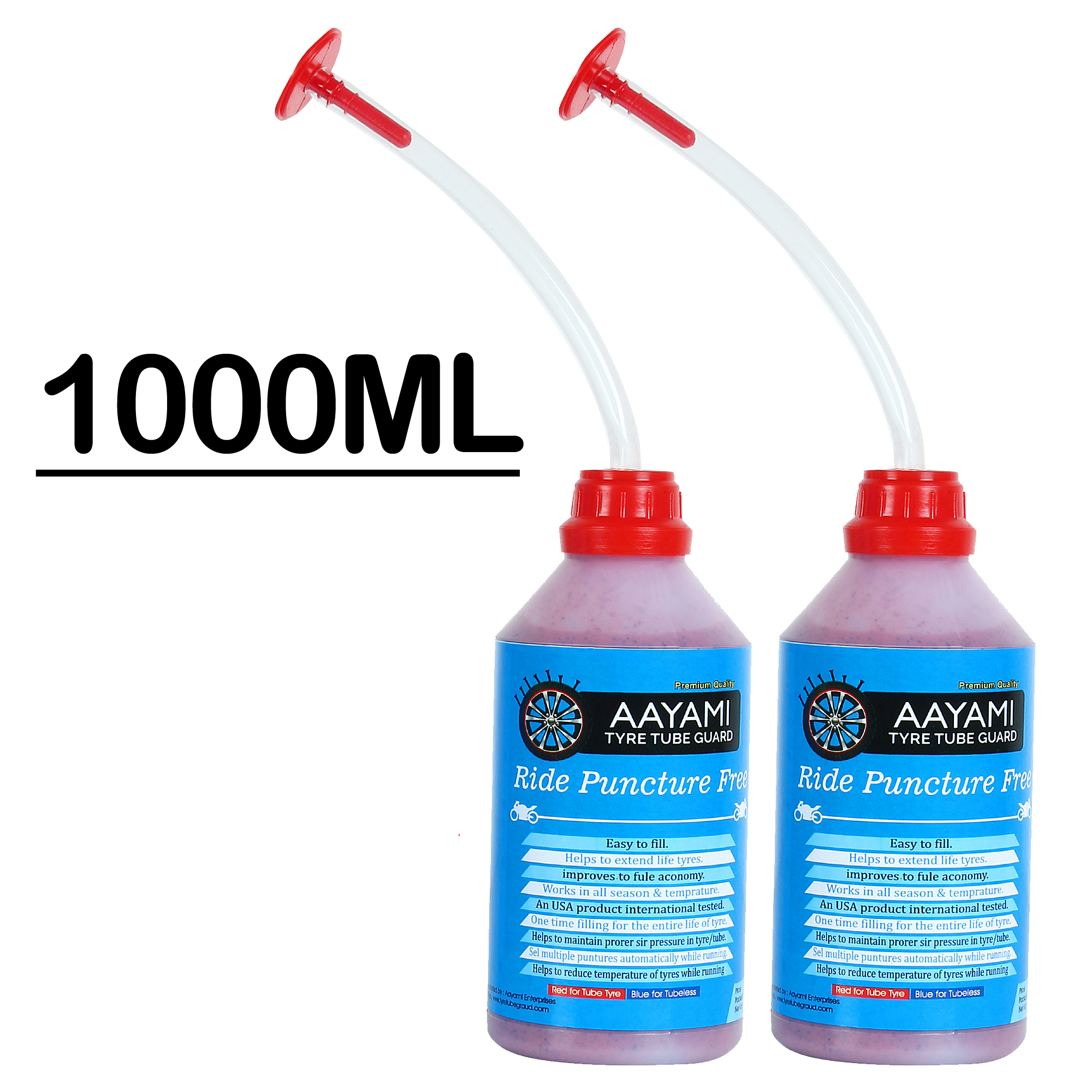combo-1000ml Aayami tyre tube guard